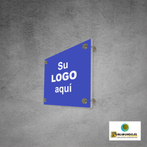 placa metacrilato corporativa